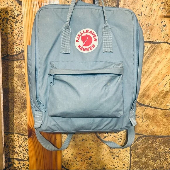 Fjallraven Baby Blue Original Backpack Authentic - Picture 2 of 6